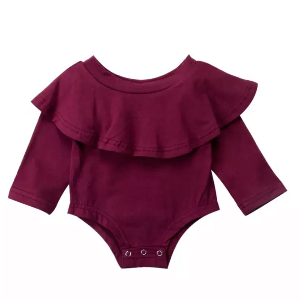 Canis Ruffle bodysuit